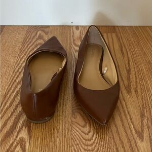Express Women's Brown Pointed Toe Flats